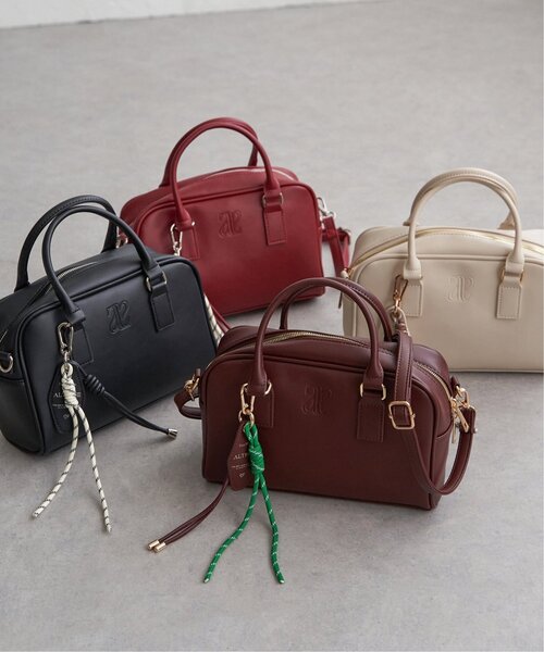 VENCEEXCHANGE（ヴァンスエクスチェンジ）の「ブリジット2WAYボストンバッグ（ボストンバッグ・レディース・ブラック/オフホワイト/ワイン/ブラウン・FREE）」の5枚目の写真