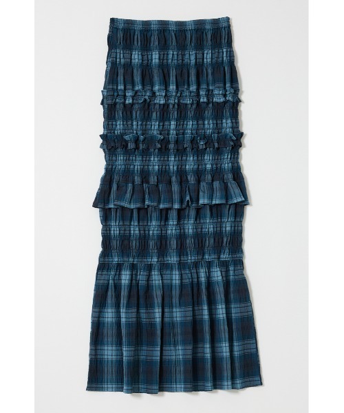 MOUSSY（マウジー）の「【セットアップ対応】SHIRRING LONG スカート（スカート・レディース・ブラック/ホワイト/ブルー系その他・1/2）」の18枚目の写真