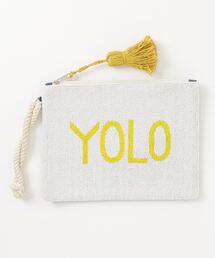 【Swaraj/スワラージ】ビーズ2WAYクラッチ・ネーミング(手刺繍ビーズ)