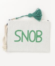 【Swaraj/スワラージ】ビーズ2WAYクラッチ・ネーミング(手刺繍ビーズ)