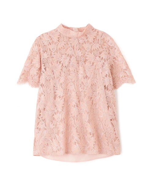 PINKY&DIANNE（ピンキーアンドダイアン）の「◆リーフレースバックリボンブラウス（シャツ/ブラウス・レディース・ピンク/ブルー系その他3/ネイビー・38）」の4枚目の写真