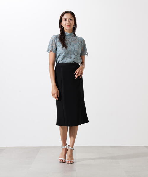 PINKY&DIANNE（ピンキーアンドダイアン）の「◆リーフレースバックリボンブラウス（シャツ/ブラウス・レディース・ピンク/ブルー系その他3/ネイビー・38）」の21枚目の写真