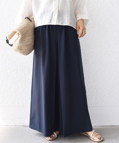 ZOZO限定】SHIPS.me:ストレッチ タック キュロット パンツ（その他