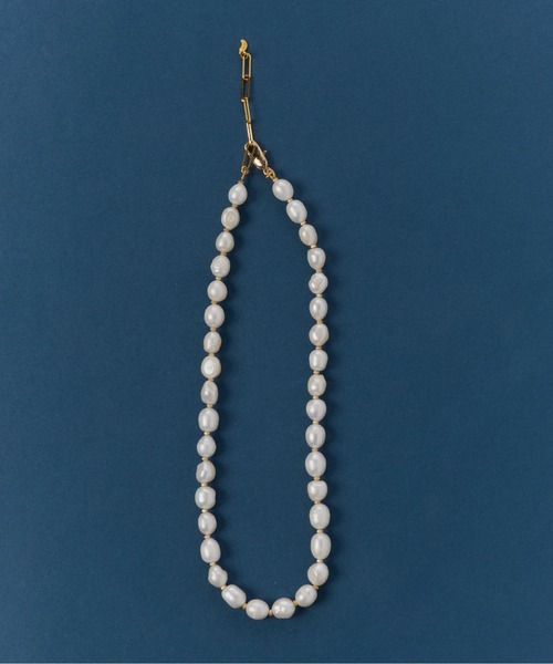 loni（ロニ）の「Metal Mix Pearl Necklace（ネックレス・レディース・ホワイト・FREE）」の8枚目の写真
