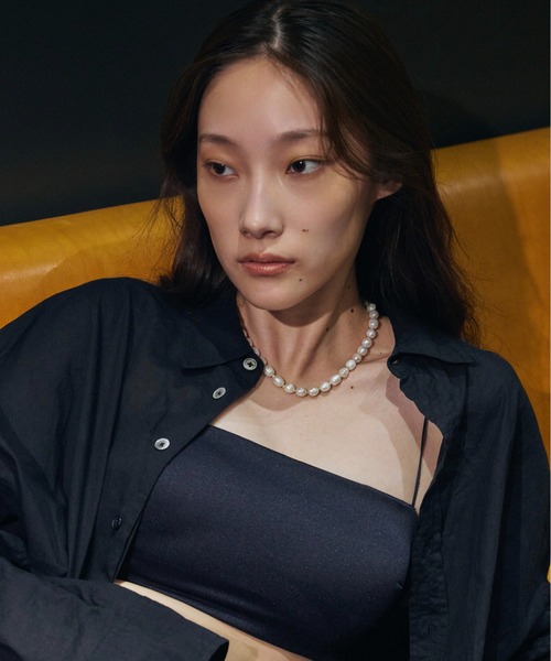 loni（ロニ）の「Metal Mix Pearl Necklace（ネックレス・レディース・ホワイト・FREE）」の7枚目の写真