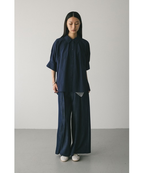 STYLEMIXER（スタイルミキサー）の「フロントタックワイドパンツ（その他パンツ・レディース・ライトブルー/インディゴブルー・SMALL/MEDIUM）」の14枚目の写真