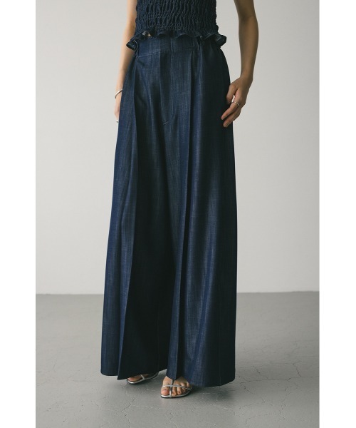 STYLEMIXER（スタイルミキサー）の「フロントタックワイドパンツ（その他パンツ・レディース・ライトブルー/インディゴブルー・SMALL/MEDIUM）」の16枚目の写真