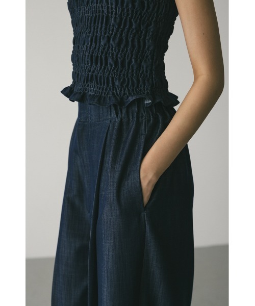 STYLEMIXER（スタイルミキサー）の「フロントタックワイドパンツ（その他パンツ・レディース・ライトブルー/インディゴブルー・SMALL/MEDIUM）」の19枚目の写真