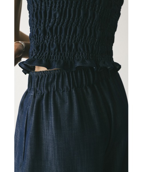 STYLEMIXER（スタイルミキサー）の「フロントタックワイドパンツ（その他パンツ・レディース・ライトブルー/インディゴブルー・SMALL/MEDIUM）」の22枚目の写真