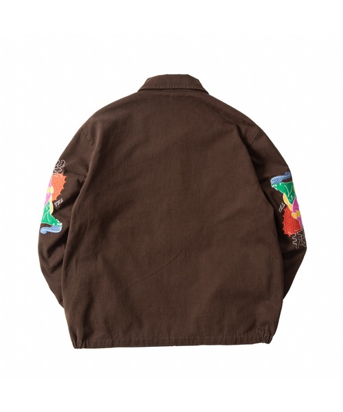 USA製☆古着【ロデオ ジャケット/ブルゾン】バイカラー 刺繍ロゴ メンズ2XL OTANIJUN Souvenir Jacket 袖刺繍（ブルゾン）｜TXA（ティーエックス