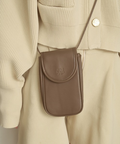 moi tytto（モイテュット）の「ロゴミニショルダーバッグ（ショルダーバッグ・レディース・ナチュラル/ブラウン/ベージュ・FREE）」の7枚目の写真