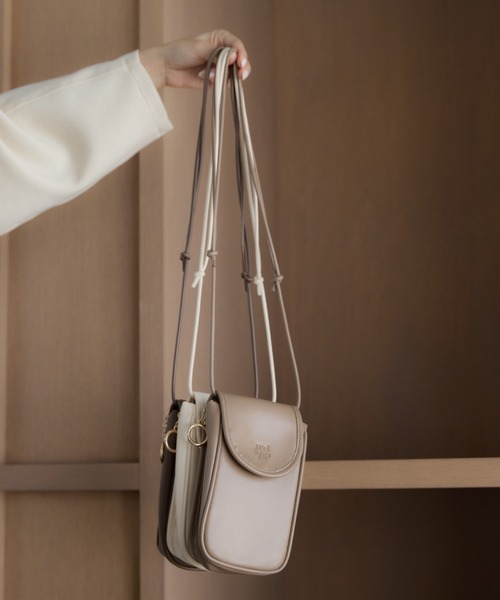 moi tytto（モイテュット）の「ロゴミニショルダーバッグ（ショルダーバッグ・レディース・ナチュラル/ブラウン/ベージュ・FREE）」の10枚目の写真