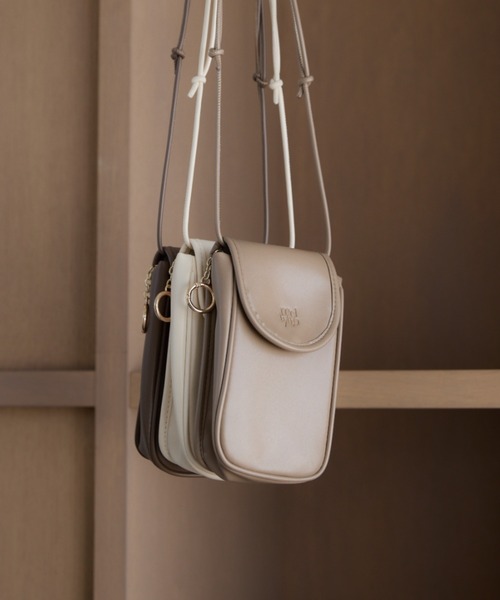 moi tytto（モイテュット）の「ロゴミニショルダーバッグ（ショルダーバッグ・レディース・ナチュラル/ブラウン/ベージュ・FREE）」の13枚目の写真