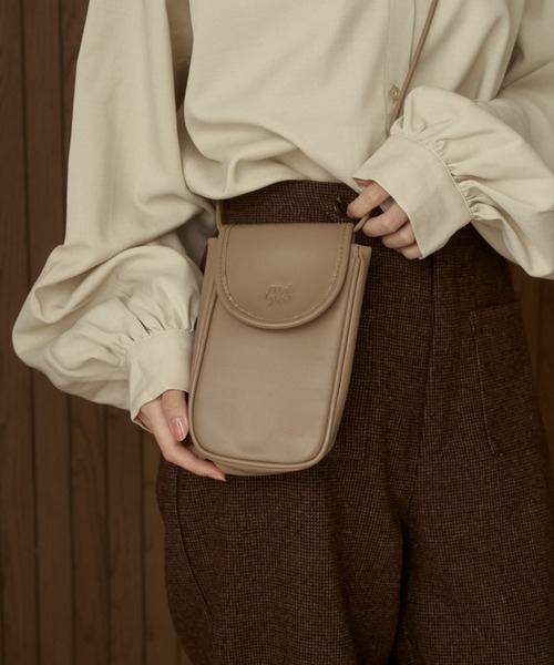 moi tytto（モイテュット）の「ロゴミニショルダーバッグ（ショルダーバッグ・レディース・ナチュラル/ブラウン/ベージュ・FREE）」の16枚目の写真