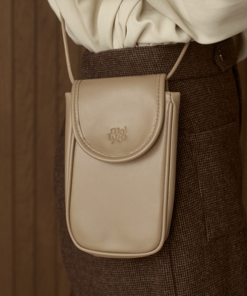 moi tytto（モイテュット）の「ロゴミニショルダーバッグ（ショルダーバッグ・レディース・ナチュラル/ブラウン/ベージュ・FREE）」の6枚目の写真