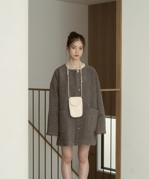 moi tytto（モイテュット）の「ロゴミニショルダーバッグ（ショルダーバッグ・レディース・ナチュラル/ブラウン/ベージュ・FREE）」の18枚目の写真