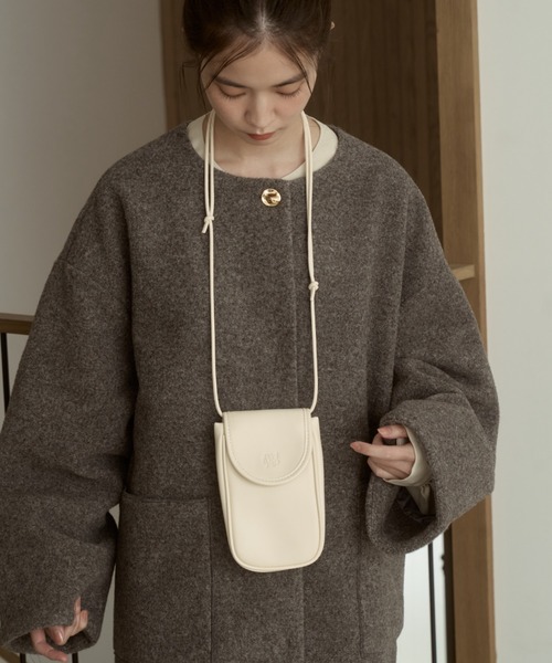 moi tytto（モイテュット）の「ロゴミニショルダーバッグ（ショルダーバッグ・レディース・ナチュラル/ブラウン/ベージュ・FREE）」の21枚目の写真