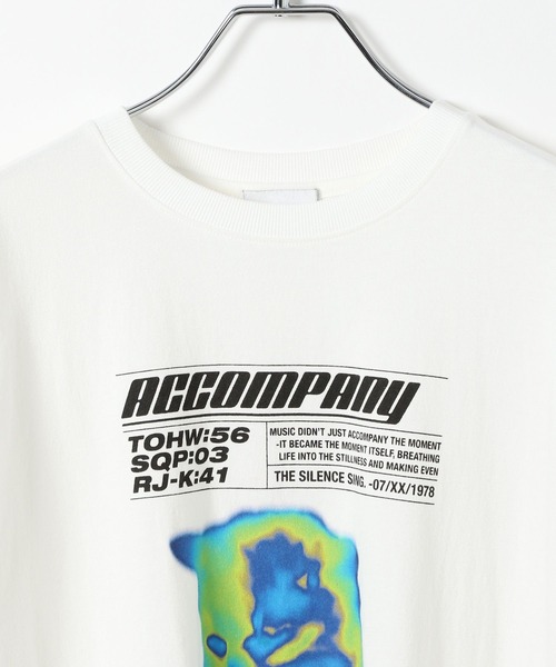 PBLIM(ページボーイリム)の「《UNISEX》シアーレイヤードキャットロンT(Tシャツ/カットソー・レディース・オフホワイト/チャコールグレー・FREE)」の15枚目の写真