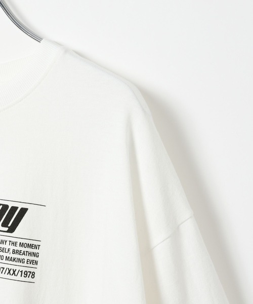 PBLIM(ページボーイリム)の「《UNISEX》シアーレイヤードキャットロンT(Tシャツ/カットソー・レディース・オフホワイト/チャコールグレー・FREE)」の16枚目の写真