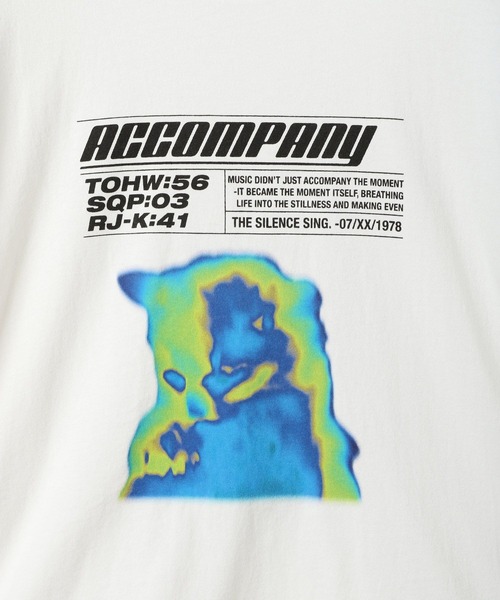 PBLIM(ページボーイリム)の「《UNISEX》シアーレイヤードキャットロンT(Tシャツ/カットソー・レディース・オフホワイト/チャコールグレー・FREE)」の20枚目の写真