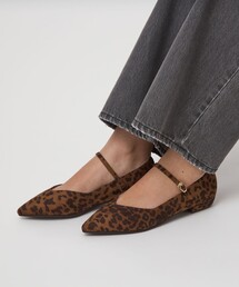 【新品同様】グリーンレーベルリラクシング ポインテッド フラットシューズ green label relaxing｜グリーンレーベル リラクシングの