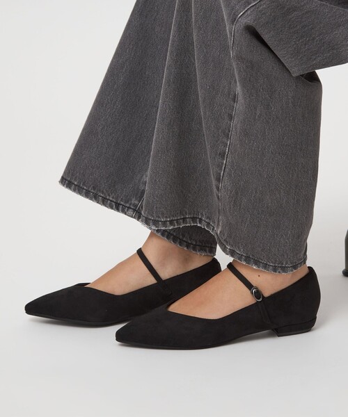 green label relaxing（グリーンレーベルリラクシング）の「Vカット ストラップ フラットシューズ 撥水（パンプス・レディース・ブラック/モカ/その他1・22.5cm/23cm/23.5cm/24cm/24.5cm/25cm）」の22枚目の写真