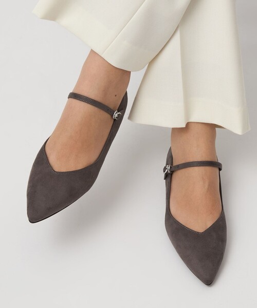 green label relaxing（グリーンレーベルリラクシング）の「Vカット ストラップ フラットシューズ 撥水（パンプス・レディース・ブラック/モカ/その他1・22.5cm/23cm/23.5cm/24cm/24.5cm/25cm）」の10枚目の写真