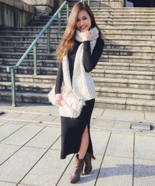 Egoist エゴイスト の サイドスリットマキシニットワンピース ワンピース Wear