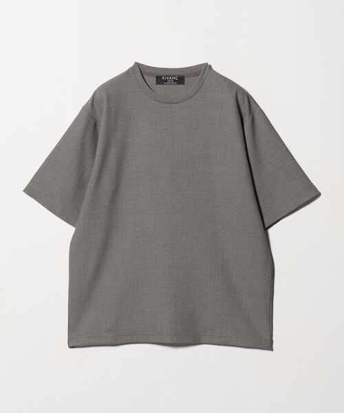 green label relaxing（グリーンレーベルリラクシング）の「KIVANC クルーネック Tシャツ -ストレッチ-（Tシャツ/カットソー・メンズ・ブラック/ベージュ/ナチュラル・S/L/XL/M）」の18枚目の写真