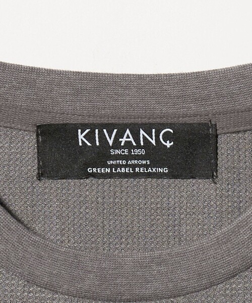 green label relaxing（グリーンレーベルリラクシング）の「KIVANC クルーネック Tシャツ -ストレッチ-（Tシャツ/カットソー・メンズ・ブラック/ベージュ/ナチュラル・S/L/XL/M）」の8枚目の写真