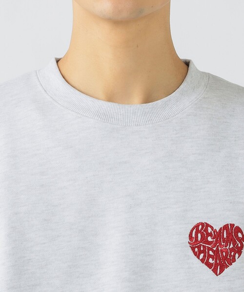 BEAMS HEART(ビームスハート)の「【ユニセックス】ハート スター ワンポイント スウェット(スウェット・メンズ・グレー/チャコールグレー・SMALL/MEDIUM/LARGE)」の13枚目の写真