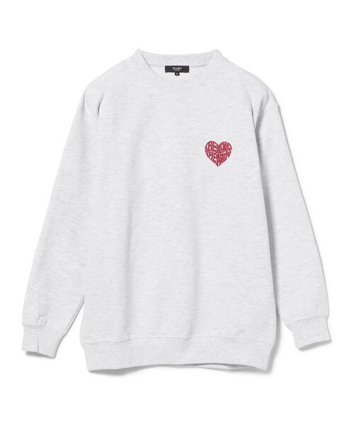 BEAMS HEART(ビームスハート)の「【ユニセックス】ハート スター ワンポイント スウェット(スウェット・メンズ・グレー/チャコールグレー・SMALL/MEDIUM/LARGE)」の22枚目の写真