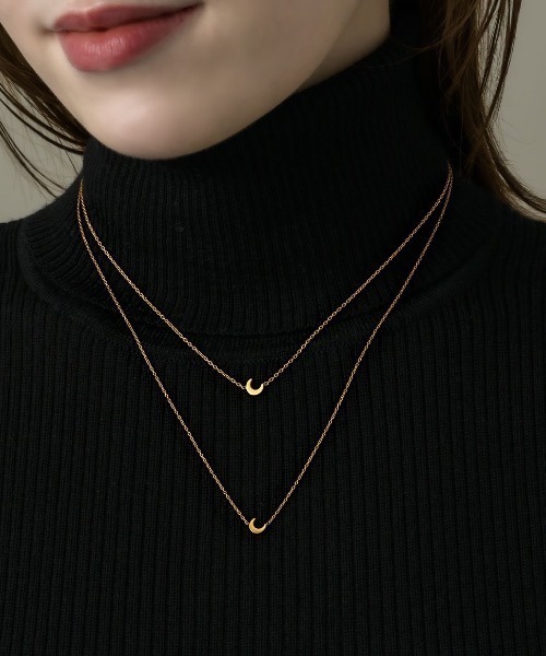 muku（ムク）の「NC/MINI MOON（ネックレス・レディース・シルバー/ゴールド・39/45）」の4枚目の写真