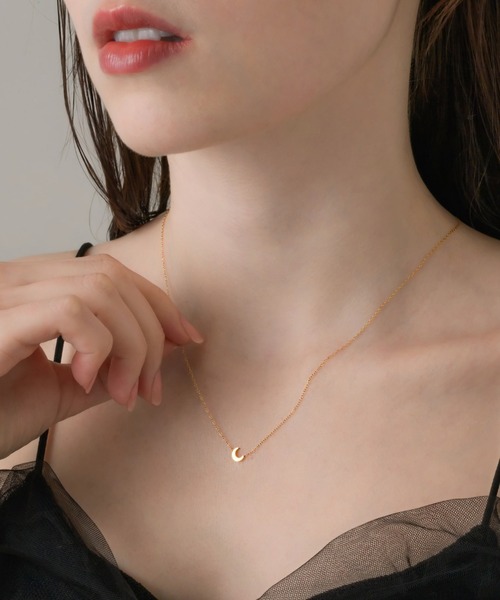 muku（ムク）の「NC/MINI MOON（ネックレス・レディース・シルバー/ゴールド・39/45）」の13枚目の写真