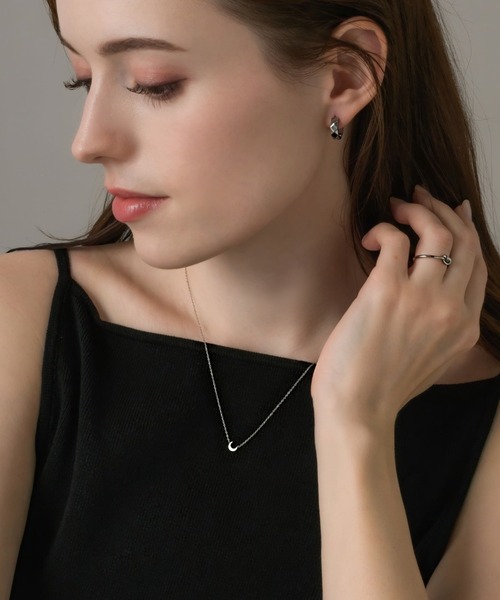 muku（ムク）の「NC/MINI MOON（ネックレス・レディース・シルバー/ゴールド・39/45）」の18枚目の写真