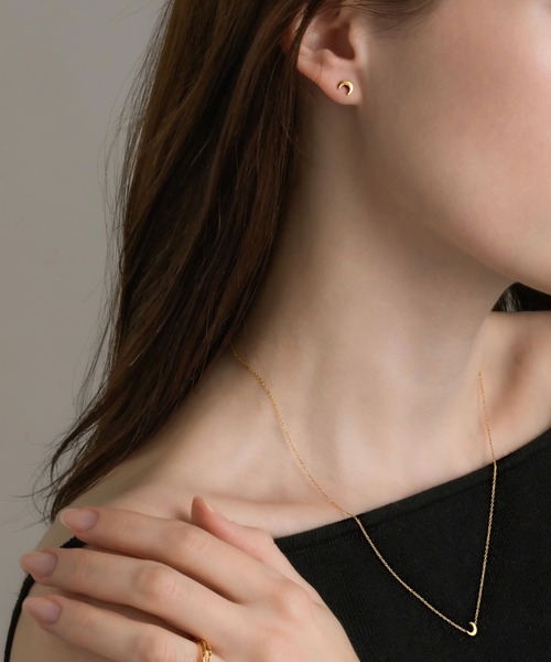 muku（ムク）の「NC/MINI MOON（ネックレス・レディース・シルバー/ゴールド・39/45）」の16枚目の写真