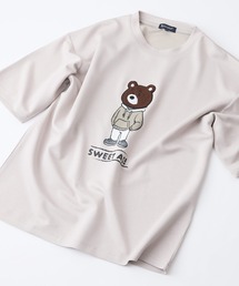 Blue Standard （ブルースタンダード）の「【Blue Standard/ブルースタンダード】接触冷感 COOLスムース 部分刺繍 プリント リラックスシルエットTシャツ（Tシャツ/カットソー）」