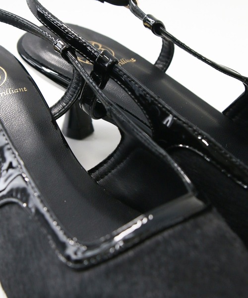 Gready Brilliant（グレディブリリアン）の「ハラコパンプス（パンプス・レディース・ブラック/ベージュ/レオパード・36/37/38）」の6枚目の写真