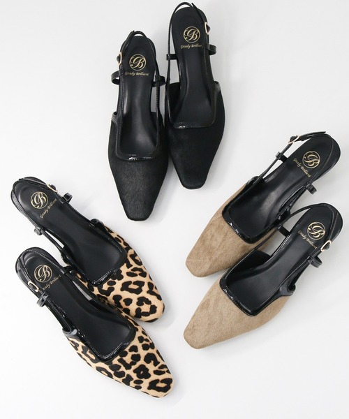 Gready Brilliant（グレディブリリアン）の「ハラコパンプス（パンプス・レディース・ブラック/ベージュ/レオパード・36/37/38）」の7枚目の写真