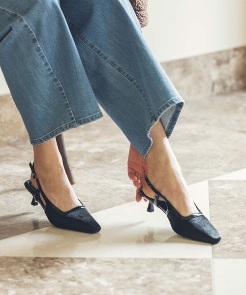 Gready Brilliant（グレディブリリアン）の「ハラコパンプス（パンプス・レディース・ブラック/ベージュ/レオパード・36/37/38）」の14枚目の写真