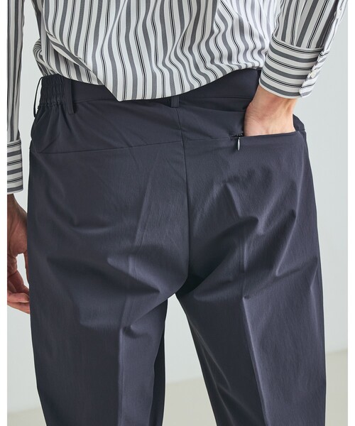 DESIGNWORKS（デザインワークス）の「【PERTEX(R) EQUILIBRIUM】テックトラウザーズ / 透湿性 / 撥水性 / セットアップ対応（スラックス・メンズ・ネイビー/チャコールグレー・48/52/44/46/50）」の6枚目の写真