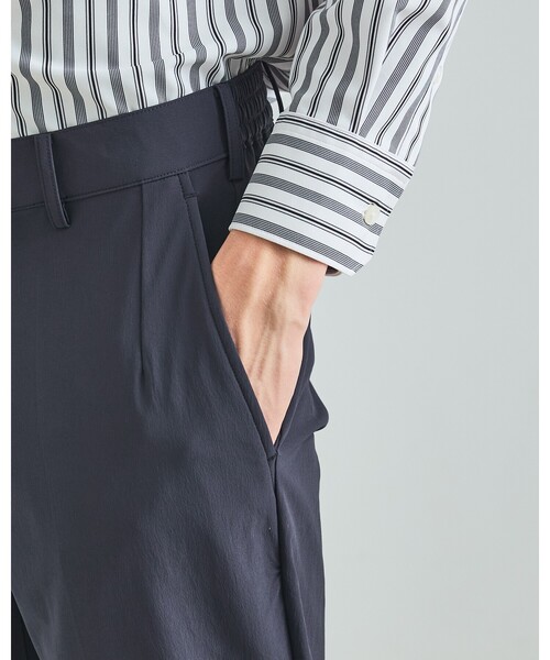 DESIGNWORKS（デザインワークス）の「【PERTEX(R) EQUILIBRIUM】テックトラウザーズ / 透湿性 / 撥水性 / セットアップ対応（スラックス・メンズ・ネイビー/チャコールグレー・48/52/44/46/50）」の8枚目の写真