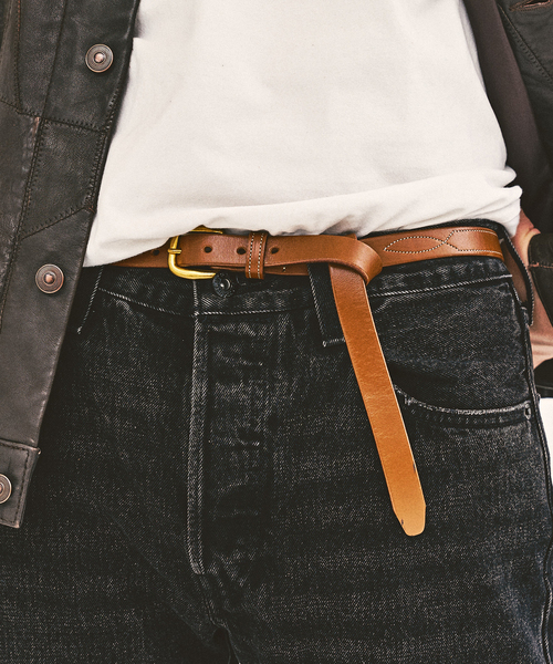 TORY LEATHER / 417別注 3/4inch REPEATED TORY LEATHER / トリーレザー 417別注 3/4inch REPEATED STITCH BELT
