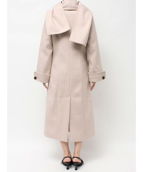 RESEXXY（リゼクシー）の「ウィンタースカーフコート（その他アウター・レディース・チャコールグレー/ブルー/ベージュ・FREE）」の5枚目の写真