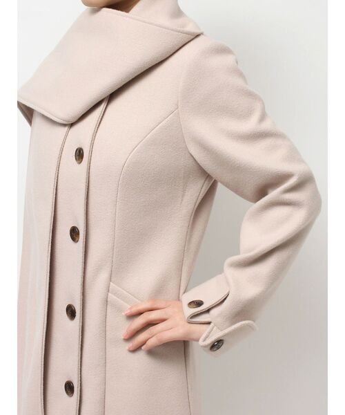 RESEXXY（リゼクシー）の「ウィンタースカーフコート（その他アウター・レディース・チャコールグレー/ブルー/ベージュ・FREE）」の7枚目の写真