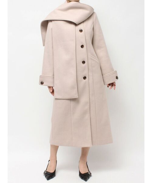 RESEXXY（リゼクシー）の「ウィンタースカーフコート（その他アウター・レディース・チャコールグレー/ブルー/ベージュ・FREE）」の19枚目の写真