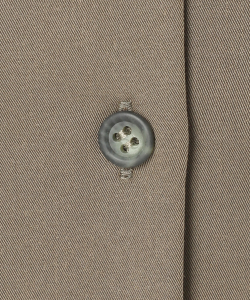 JOURNAL STANDARD（ジャーナルスタンダード）の「Vintage Twill BK Slit シャツ（シャツ/ブラウス・レディース・カーキ/ブラック・FREE）」の18枚目の写真