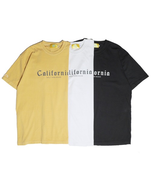 SALT&MUGS(ソルトアンドマグス)の「CALI Std Tee(Tシャツ/カットソー・メンズ・ブラック/ホワイト/イエロー・MEDIUM/LARGE/X-LARGE)」の4枚目の写真