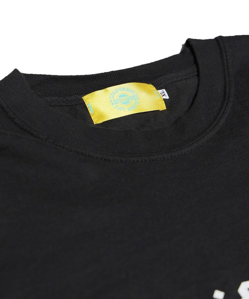 SALT&MUGS(ソルトアンドマグス)の「CALI Std Tee(Tシャツ/カットソー・メンズ・ブラック/ホワイト/イエロー・MEDIUM/LARGE/X-LARGE)」の6枚目の写真
