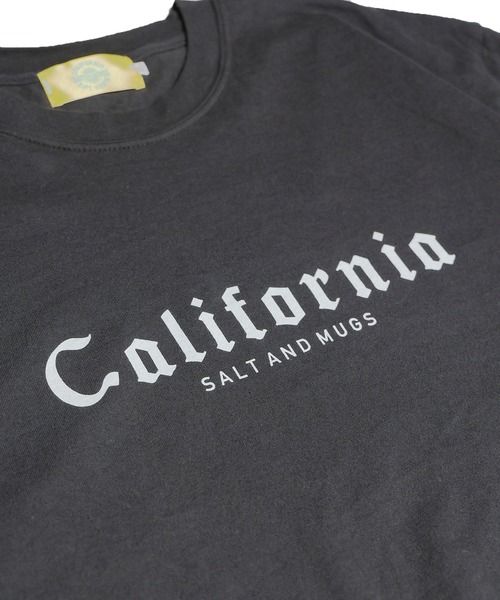 SALT&MUGS(ソルトアンドマグス)の「CALI Std Tee(Tシャツ/カットソー・メンズ・ブラック/ホワイト/イエロー・MEDIUM/LARGE/X-LARGE)」の7枚目の写真